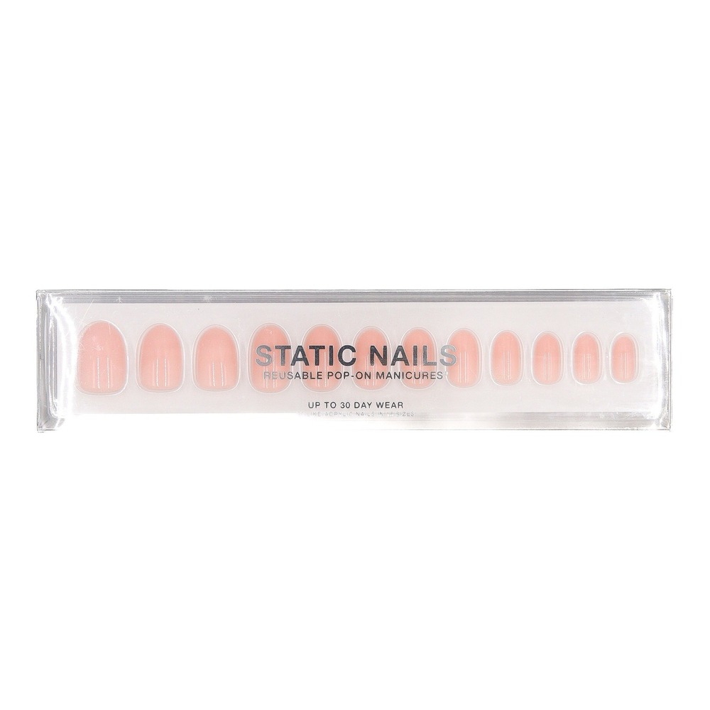 Static Nails -‎ Reusable Pop-On Manicures - Jet Setter - 24 Nails